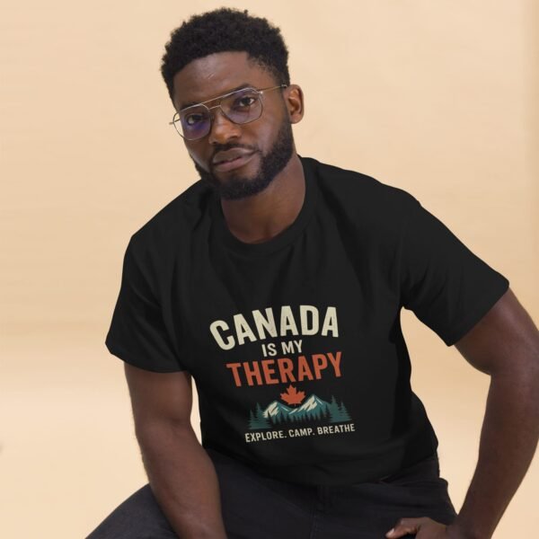 "Canada Is My Therapy" Hiking & Camping Shirt – Explore. Camp. Breathe. - Image 2