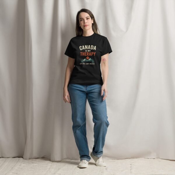 "Canada Is My Therapy" Hiking & Camping Shirt – Explore. Camp. Breathe. - Image 4